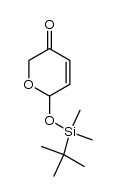 (±)-6-[(tert-butyldimethylsilyl)oxy]-3,6-dihydro-2H-pyran-3-one结构式