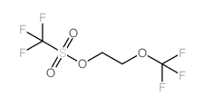 2-(Trifluoromethoxy)ethyltrifluoromethanesulfonate结构式