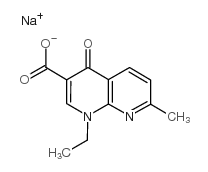 Nalidixic acid sodium salt Structure
