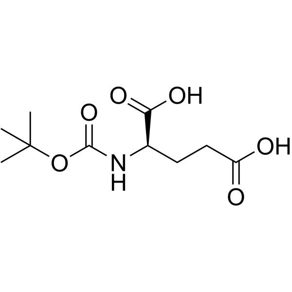 BOC-D-谷氨酸结构式