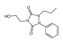 4-(2-hydroxyethyl)-1-phenyl-2-propyl-1,2,4-triazolidine-3,5-dione结构式