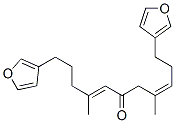 (3Z,7E)-1,11-Di(3-furyl)-4,8-dimethyl-3,7-undecadien-6-one Structure