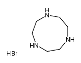 1,4,7-Triazacyclononane trihydrobromide Structure