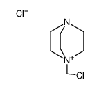 1-(氯甲基)-1,4-二氮杂双环[2.2.2]辛-1-鎓氯化物结构式