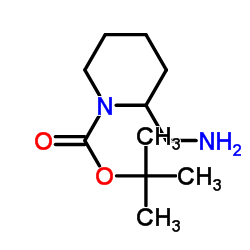 1-Boc-2-氨甲基哌啶结构式