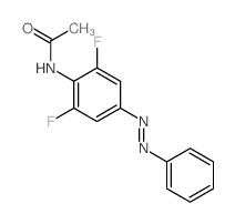 N-(2,6-difluoro-4-phenyldiazenyl-phenyl)acetamide Structure