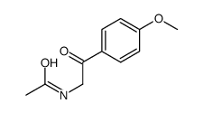 N-[2-(4-methoxyphenyl)-2-oxoethyl]acetamide Structure