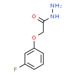 (3-FLUORO-PHENOXY)-ACETIC ACID HYDRAZIDE结构式