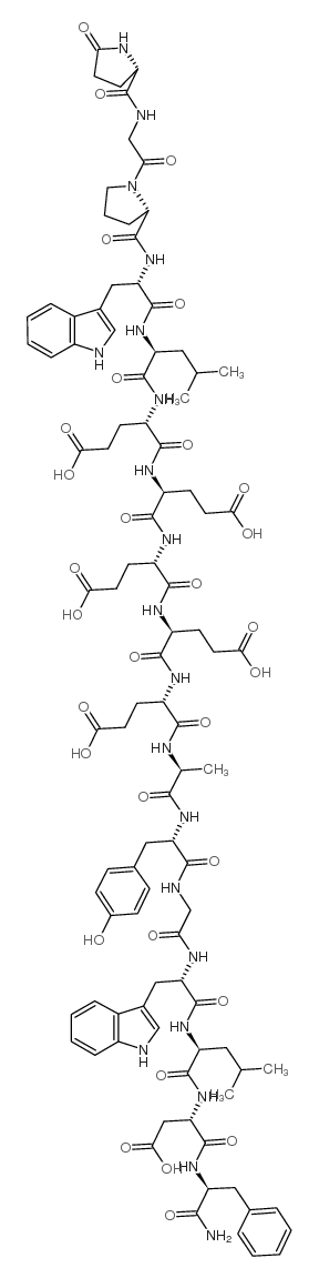 (Leu15)-Gastrin I (human) Structure