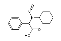 (cyclohexyl-nitroso-amino)-phenyl-acetic acid Structure