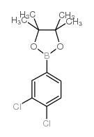 3.4-二氯苯硼酸频呢醇酯结构式