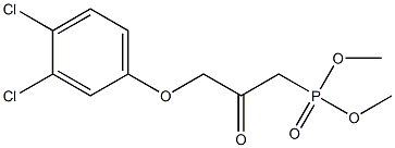Dimethyl [3-(3,4-dichlorophenoxy)-2-oxopropyl]phosphonate Structure