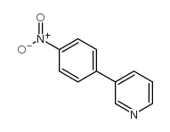 3-(4-硝基苯基)-吡啶结构式