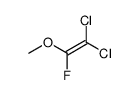 2,2-Dichloro-1-fluorovinyl methyl ether Structure