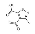 3-methyl-4-nitro-1,2-thiazole-5-carboxylic acid Structure