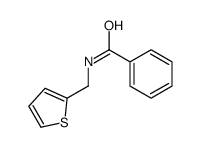 N-(噻吩-2-甲基)苯甲酰胺结构式