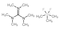 hexamethylguanidinium trimethyldifluoro siliconate Structure