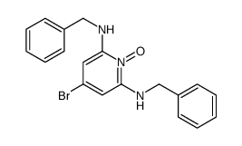 N,N'-Dibenzyl-4-bromo-2,6-pyridinediamine 1-oxide Structure