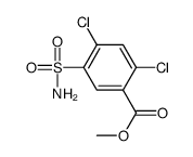 Methyl 2,4-dichloro-5-sulfamoylbenzoate Structure