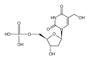 5-hydroxymethyldeoxyuridylate结构式