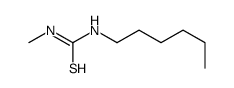1-hexyl-3-methylthiourea Structure