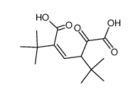 2,4-di-tert-butyl-5-oxo-hex-2ξ-enedioic acid结构式