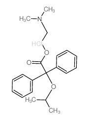 2-dimethylaminoethyl 2,2-diphenyl-2-propan-2-yloxy-acetate structure