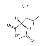 N-Acetyl-L-leucine sodium salt Structure