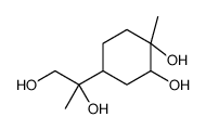 4-(1,2-dihydroxy-1-methylethyl)-1-methylcyclohexane-1,2-diol结构式