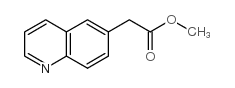 喹啉-6-乙酸甲酯结构式