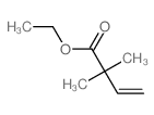 3-Butenoic acid,2,2-dimethyl-, ethyl ester结构式