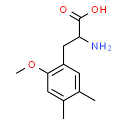DL-2-Methoxy-4,5-dimethylphenylalanine结构式