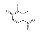 2-碘-3-甲基-4-硝基吡啶 n-氧化物结构式