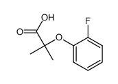 PROPANOIC ACID, 2-(2-FLUOROPHENOXY)-2-METHYL- Structure