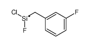 chloro-fluoro-[(3-fluorophenyl)methyl]silicon结构式