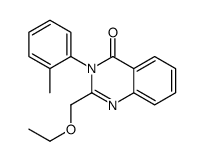 2-(Ethoxymethyl)-3-(2-methylphenyl)quinazolin-4(3H)-one Structure