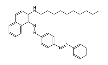 N-decyl-1-[(4-phenyldiazenylphenyl)diazenyl]naphthalen-2-amine Structure