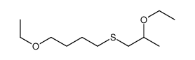 1-ethoxy-4-(2-ethoxypropylsulfanyl)butane Structure