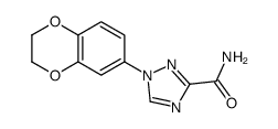 (9ci)-n-(2,3-二氢-1,4-苯并二噁英-6-基)-1H-1,2,4-噻唑-3-羧酰胺结构式