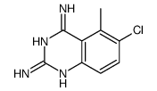 6-chloro-5-methylquinazoline-2,4-diamine结构式