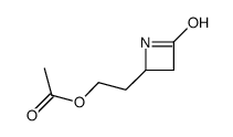 2-(4-oxoazetidin-2-yl)ethyl acetate结构式