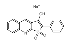 2-Phenylthieno[2,3-b]quinolin-3-ol 1,1-dioxide Structure