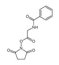 hippuryl N-hydroxysuccinimide ester Structure