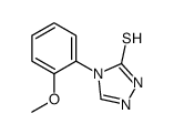 4-(2-甲氧基苯基)-4H-[1,2,4]噻唑-3-硫醇结构式