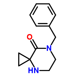 7-Benzyl-4,7-diazaspiro[2.5]octan-8-one Structure