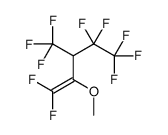 1,1,4,4,5,5,5-heptafluoro-2-methoxy-3-(trifluoromethyl)pent-1-ene结构式
