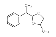4-甲基-2-(1-苯基乙基)-1,3-二氧戊环结构式