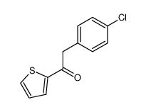 1-(4-chlorophenyl)-2-(2-thienyl)-2-ethanone Structure