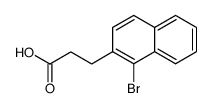 β-(1-Bromo-2-naphthyl)propionic Acid Structure