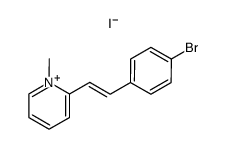 4'-bromostyryl-N-methylpyridinium iodide Structure
